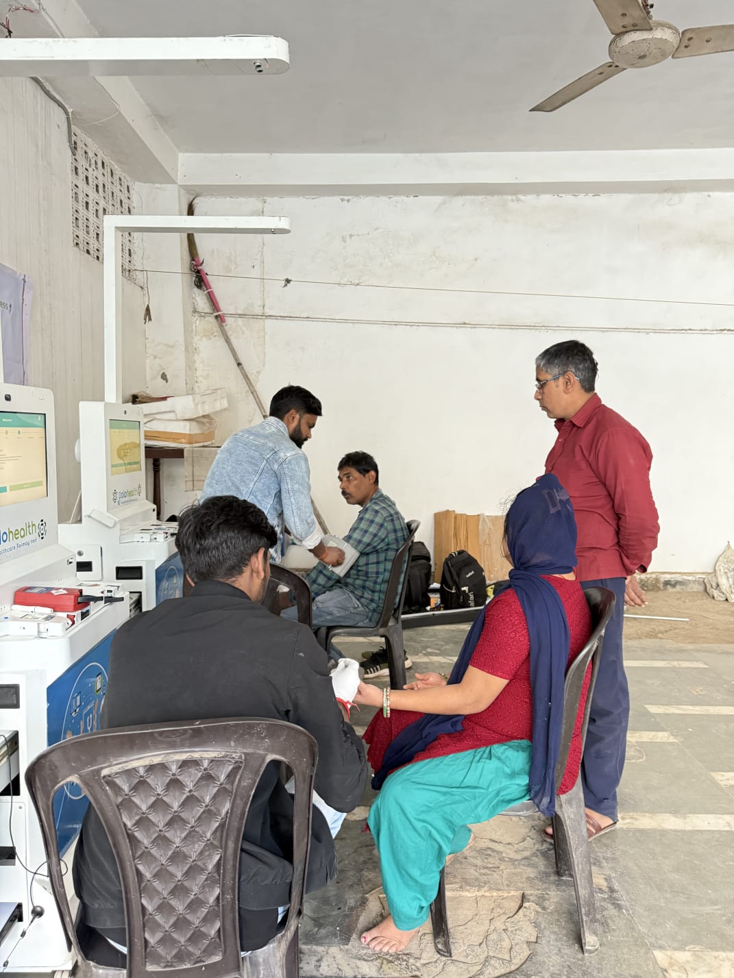 Seva Through Wellness at Shiv Mandir