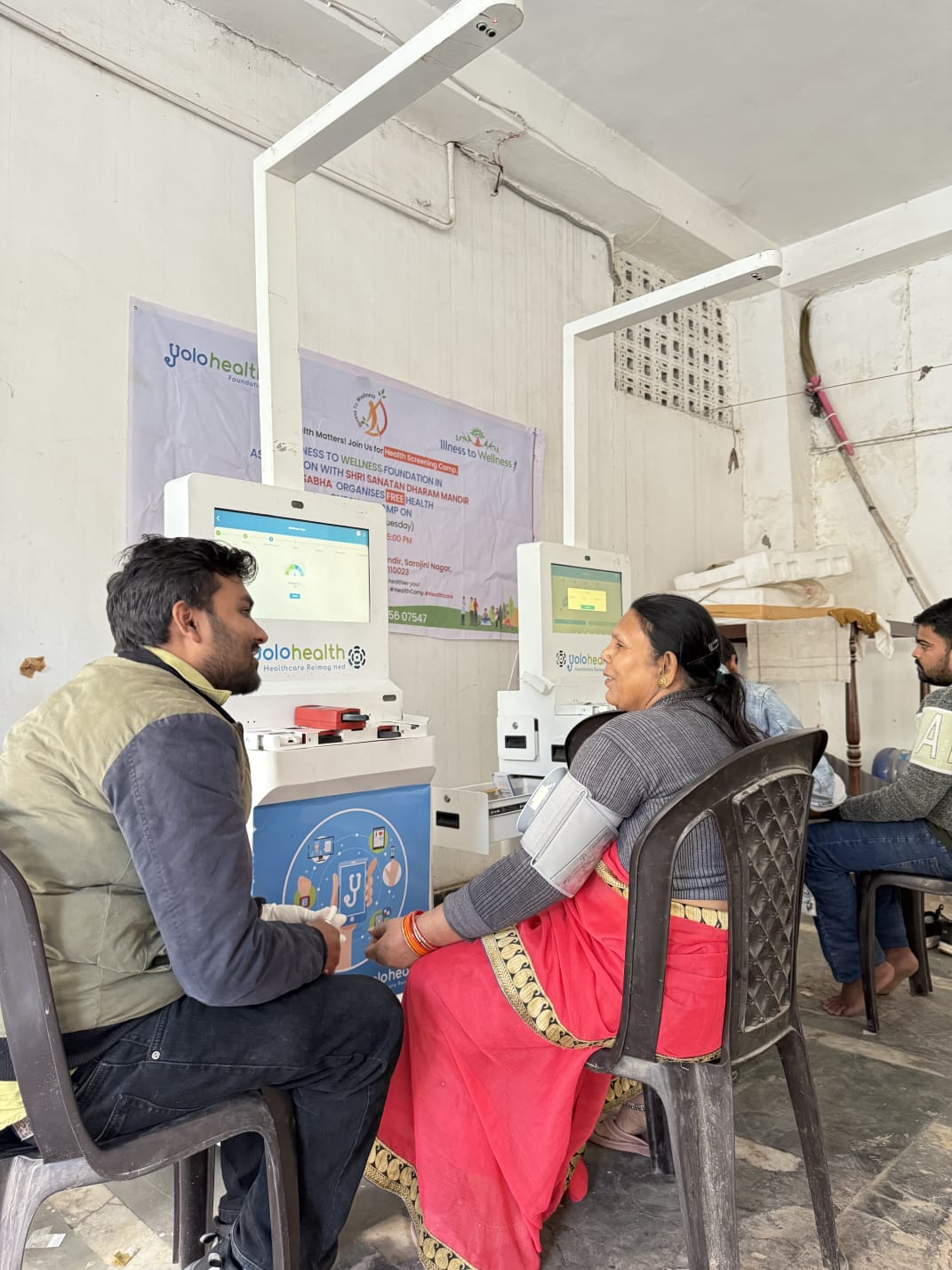 Seva Through Wellness at Shiv Mandir